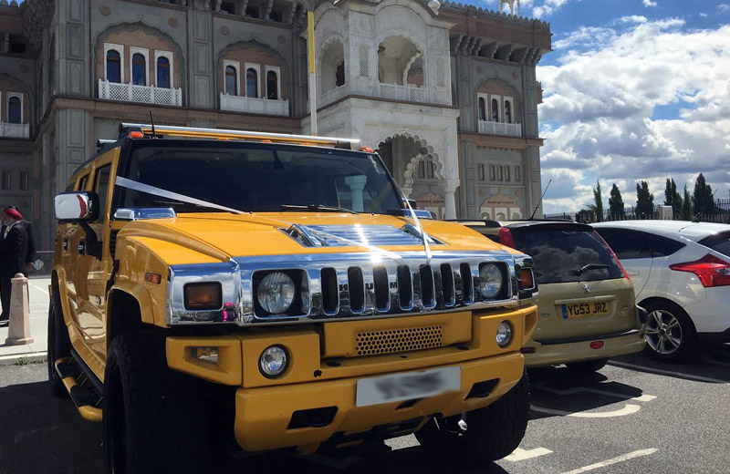Oxford Yellow Hummer Car Hire